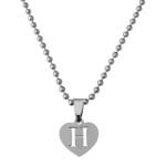 Initial H Alphabet Necklace Gift