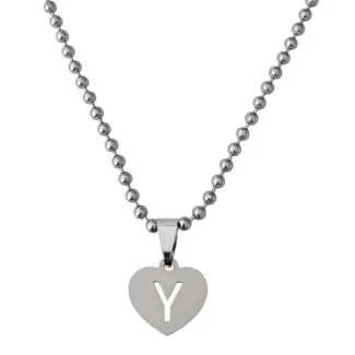 Initial Y Alphabet Necklace Gift