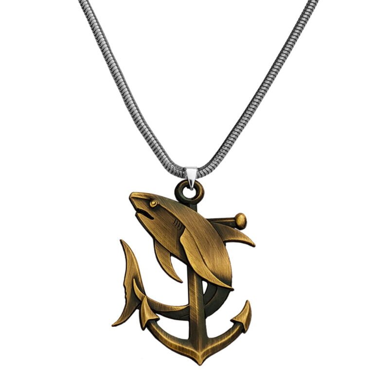 Anchor Dolphin Sea-life Pendant Gift