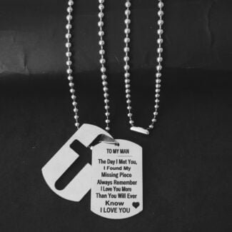 To My Man Pendant Necklace Gift