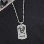 Zodiac Sign Necklace Gift Gemini