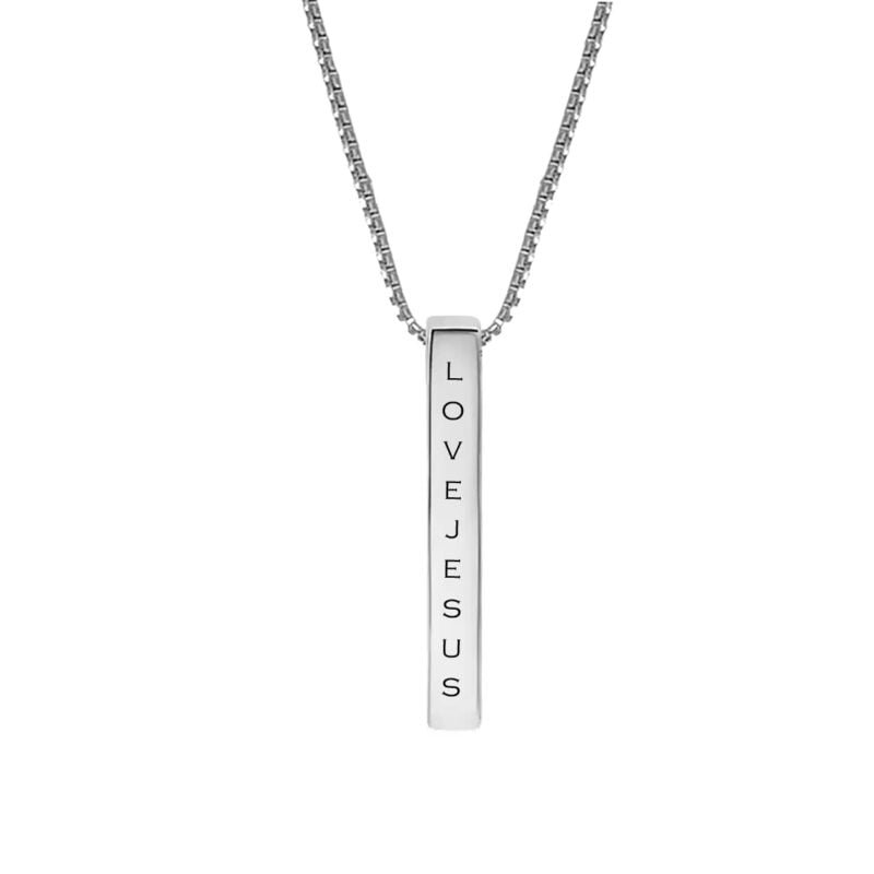Lord Love Jesus Bar Pendant Gift