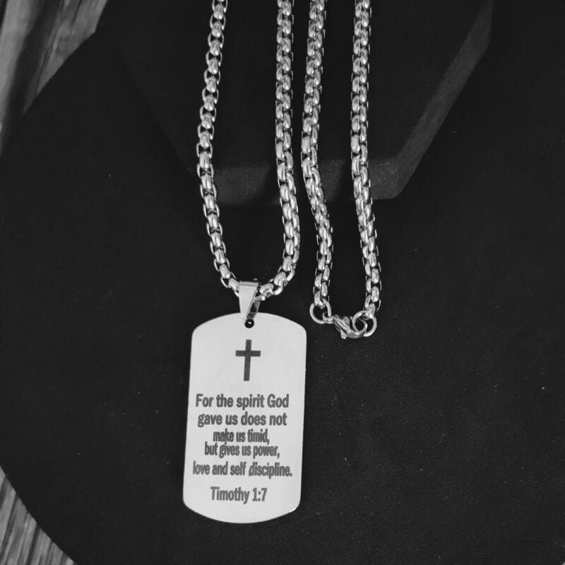 stainless-steel-religious-prayer-necklace-Christian-dog-label-cross-necklace-baptismal-faith-Biblical-revelation-jewelry-