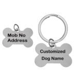 Personalised Engraving Custom Engraved Bone Pet ID Tags Gift