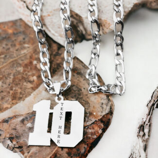 Jersey Number Pendant Customize Necklace Gift