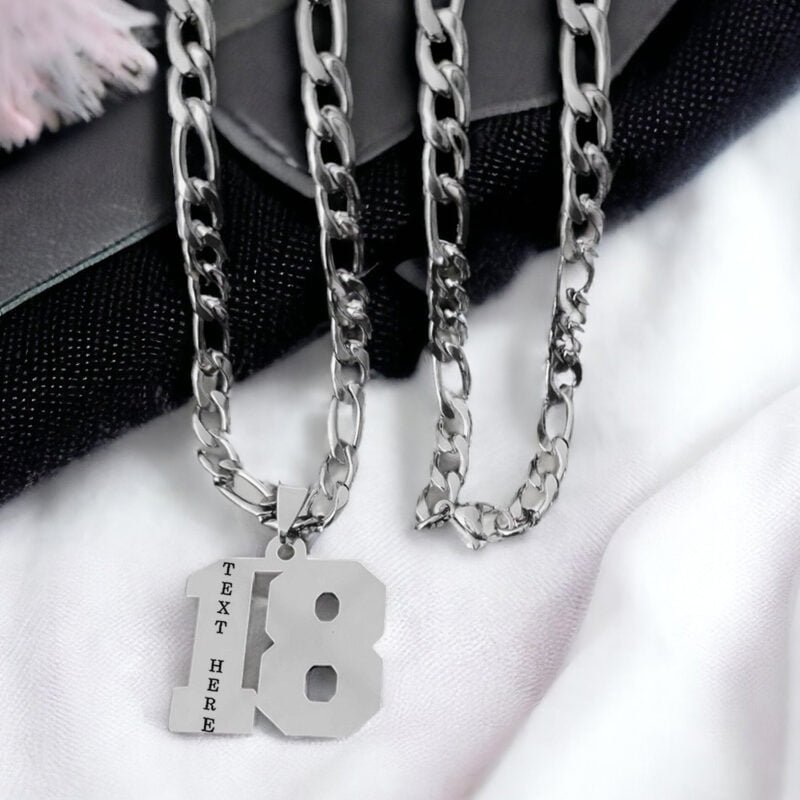 Jersey Number Pendant Customize Necklace Gift