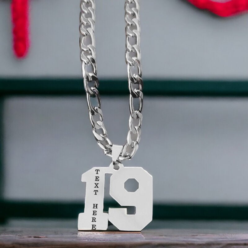 Jersey Number Pendant Customize Necklace Gift