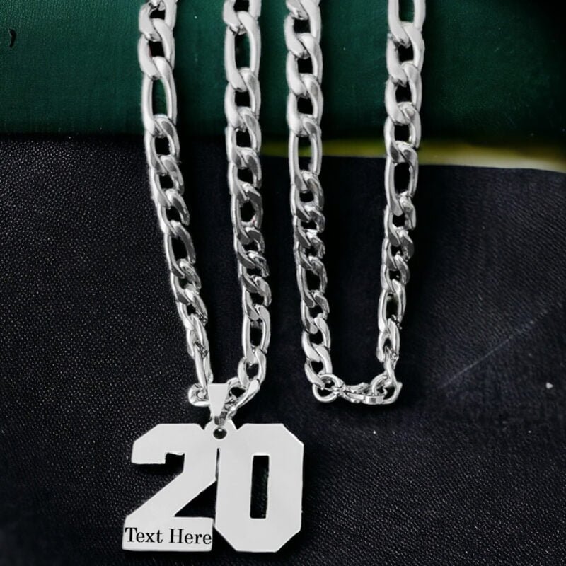 Jersey Number Pendant Customize Necklace Gift