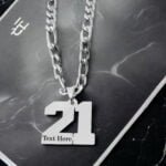 Jersey Number Pendant Customize Necklace Gift