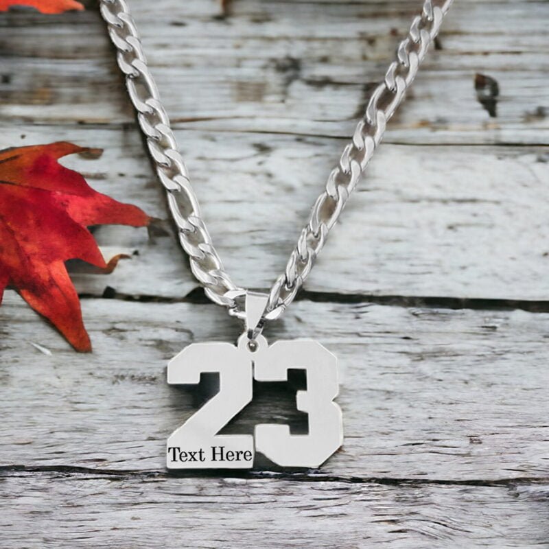 Jersey Number Pendant Customize Necklace Gift