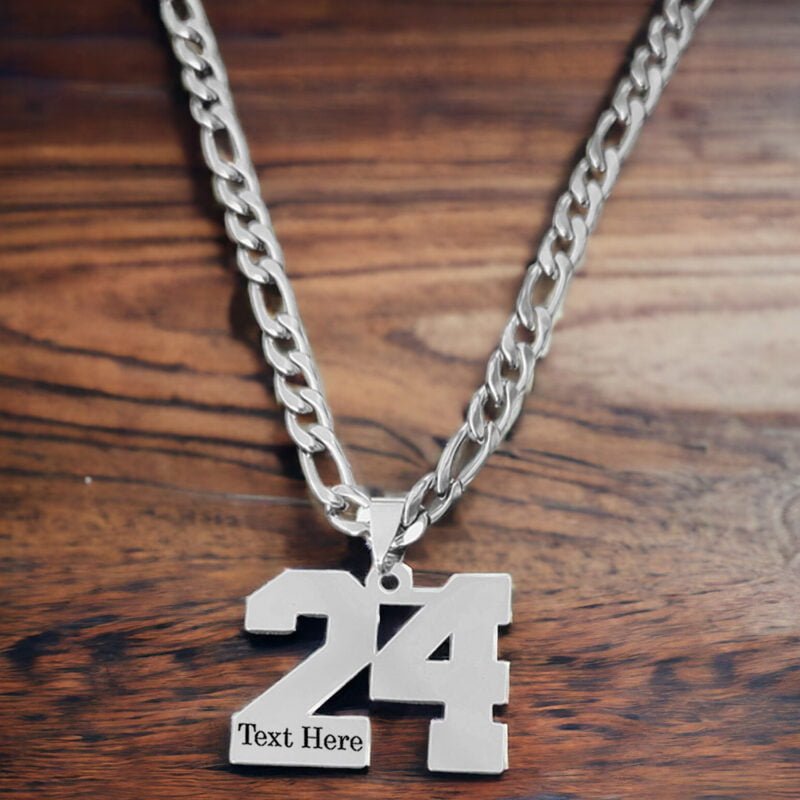 Jersey Number Pendant Customize Necklace Gift