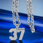 Sports Jersey Number Pendant Customize Necklace Gift