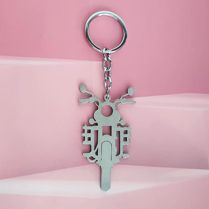 Personalised Bike Bikers Keychain (2)