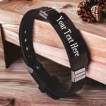 Personalized Engraving Names Silicone Sport Wrist ID Tag Bracelet Gift