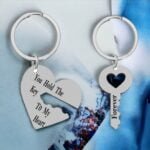Heart And Key Keychain Gift