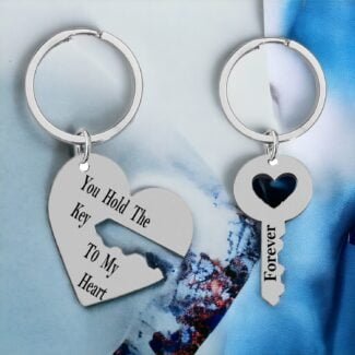 Heart And Key Keychain Gift