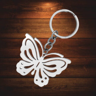 Valentine Day Butterfly Keychain Gift