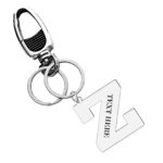 Customised Initial Letter A-Z Keychain Gift