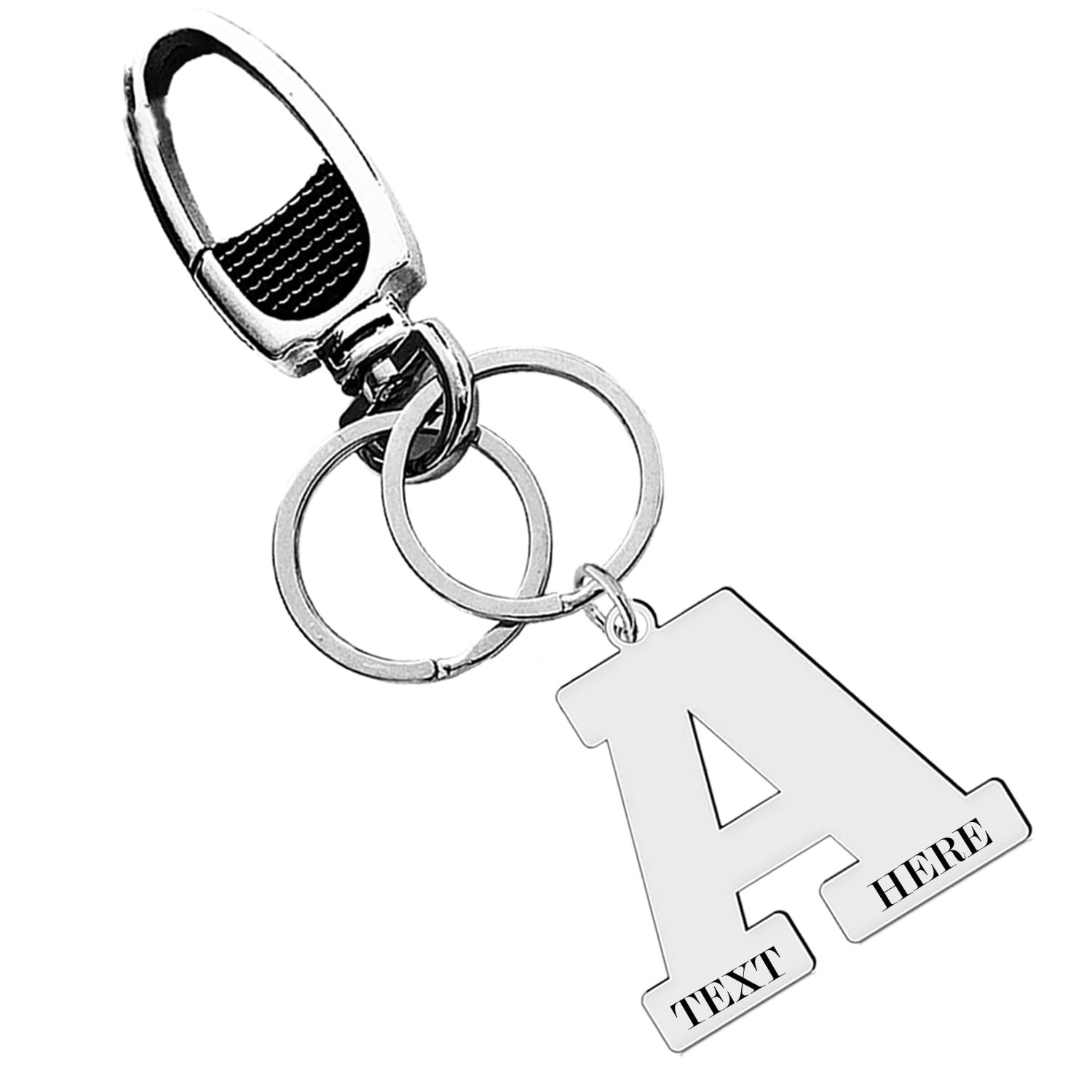 Customised Initial Letter A-Z Keychain Gift