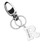 Customised Initial Letter A-Z Keychain Gift