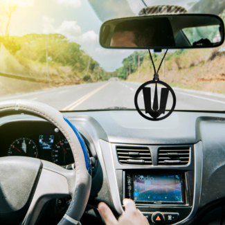 Tirupati Balaji Tilak Car Mirror Hanging Gift