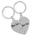 Broken Heart Custom Keychain Gift