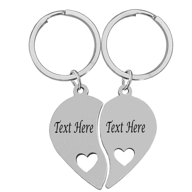 Heart Custom Keychain Gift Heart Custom Keychain Gift