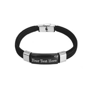 Personalized Custom ID Beads Bracelet Gift