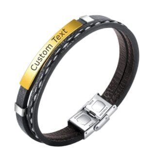 Personalised ID Bracelet Gift Silver