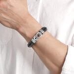 Infinity Knot Leather Bracelet Gift