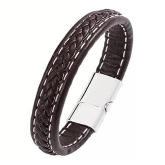 Braided Leatherette Bracelet Gift