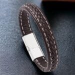 Braided Leatherette Bracelet Gift