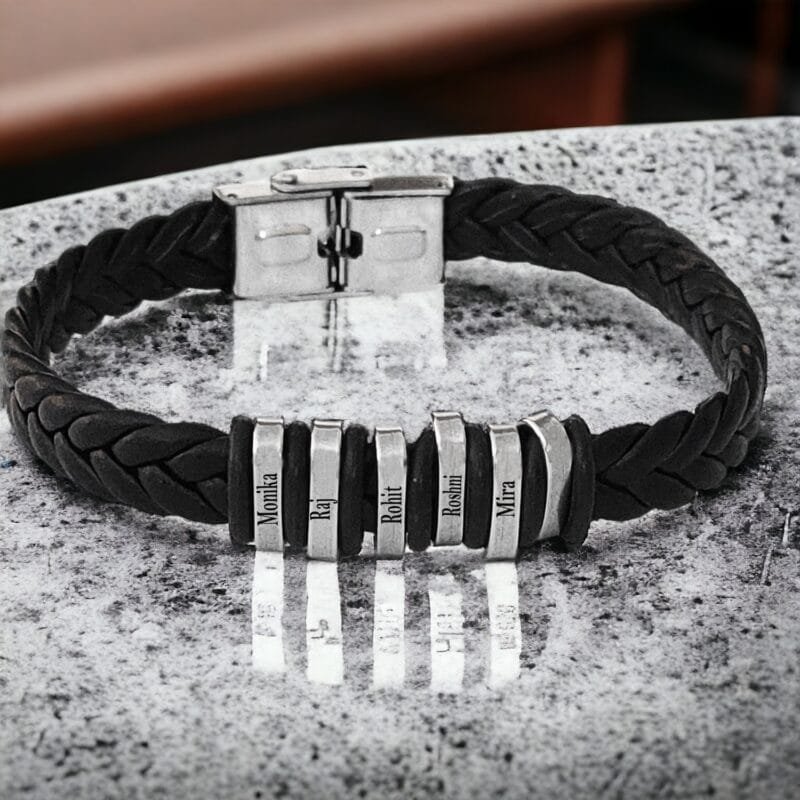 Plain Blank Leather Bracelet Gift