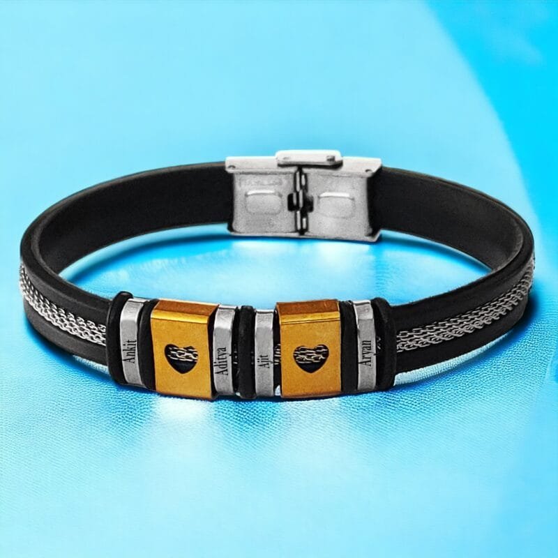 Custom Heart Shape Bracelet Gift