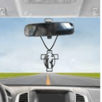 Jesus Cross Car Mirror Hanging Gift