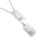 Customized Military Dog Name Tag Necklace