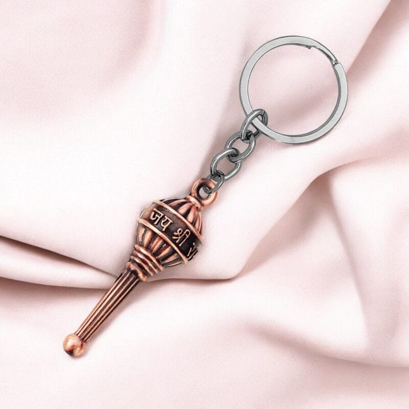 Hanuman Gada Copper Keychain Gift