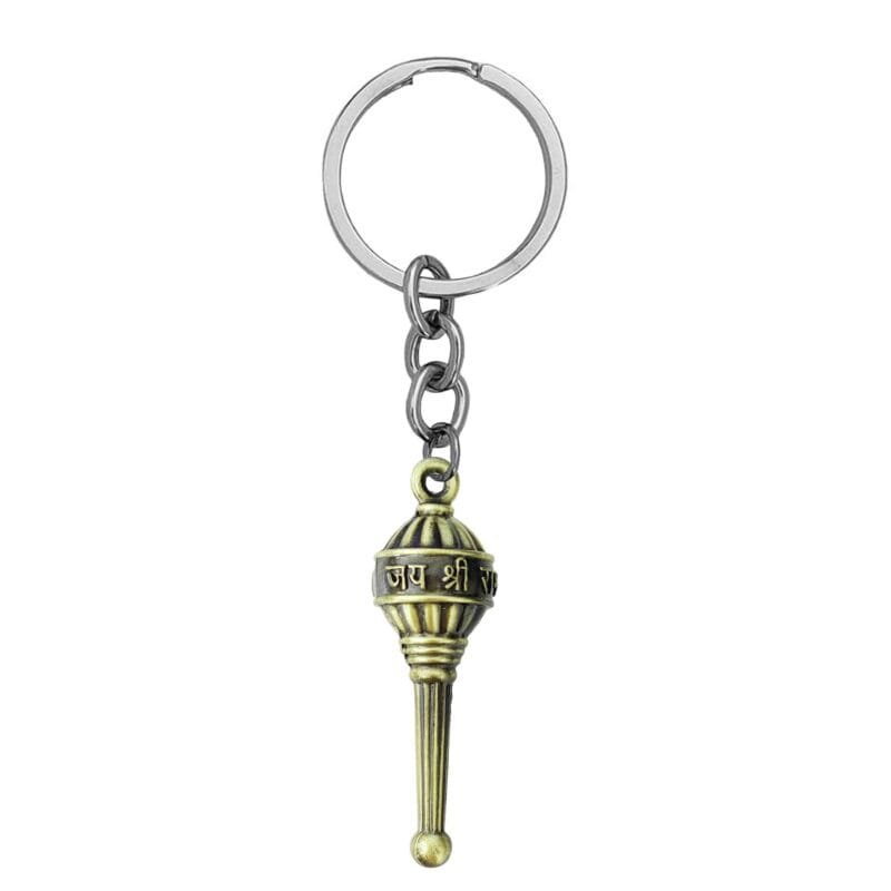 Hanuman Gada Bronze Keychain Gift