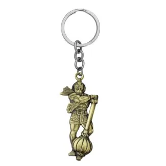 Bahubali Hanuman Keychain Gift Bronze