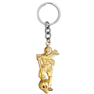 Bahubali Hanuman Keychain Gift Gold