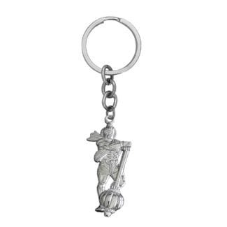 Bahubali Hanuman Keychain Gift Silver