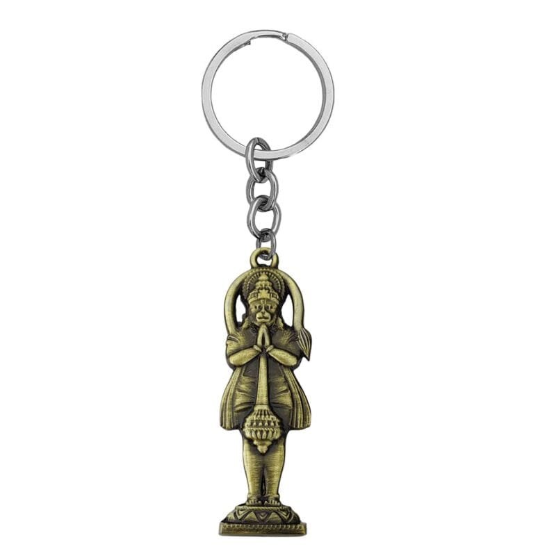 Standing Hanuman Keychain Bronze Gift