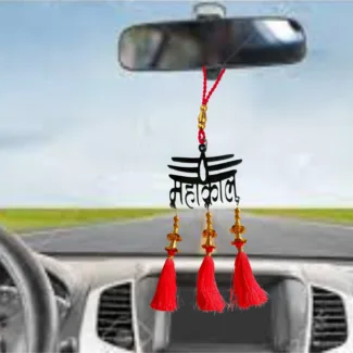 Acrylic Mahakal Car Hanging Gift