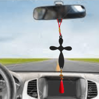 Acrylic Lord Jesus Cross Car Hanging Gift