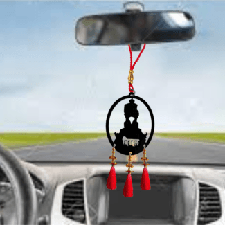 Acrylic Lord Vitthal Car Hanging Gift