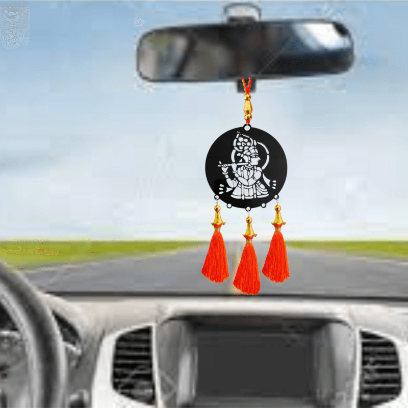 Acrylic Lord Krishn Ji Car Hanging Gift