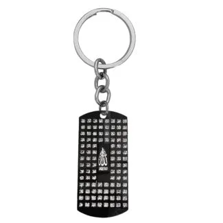 100 Names of Allah Keychain Gift Black