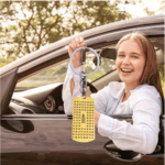 100 Names of Allah Keychain Gift Gold