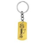 Jai Hanuman Gada Keychain Gift Gold