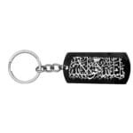 Mashallah Calligraphy Keychain Gift Black